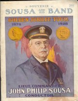 Sousa concert souvenir program