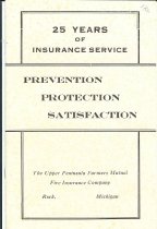 Cover 25 years of insurance service...