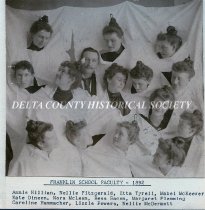 Franklin School faculty, 1892