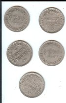 Bonifas $1.00 scrip from Marenisco location