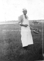 Captain Simensen at Stonington fish-fry