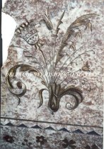 Fireplace detail from Sawyer Stoll building