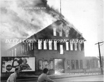 Fire at the old Woodenware Factory