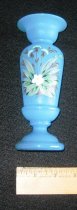 Glass vase, blue