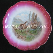 Woodcock china plate