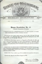 Resolution in honor of Peter Jensen