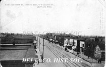 Ludington Street, looking west.