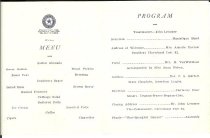 Armistice Day program, interior