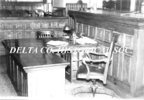 Clerk's desk, old courthouse