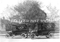 Escanaba Steam Laundry delivery trucks