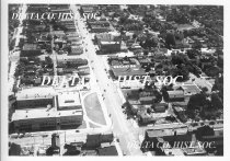 Aerial view of 1500 block of Ludington Street
