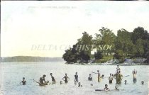 Bathing at Gladstone Park, Gladstone, Mich.