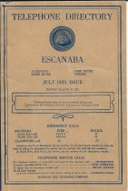 Cover: 1929 Telephone Directory