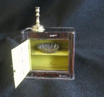 Toy kitchen chest, with door open