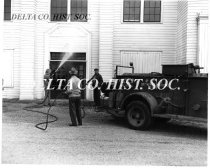 Spraying DDT at the Fair Grounds