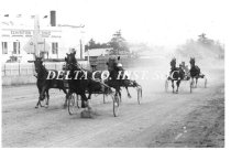 Harness race at the U.P. State Fair Grounds