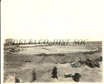 Construction of the Escanaba Sewage treatment plant