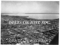 Aerial View of Escanaba, Little Bay de Noc