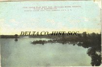 View above Flat Rock Dam, Escanaba River