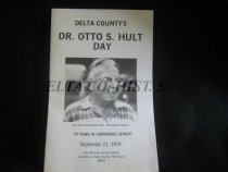 Program for the ceremony honoring Dr. Hult on the occasion of his retiremen