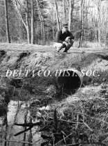 Forest road, culvert, drainage