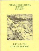 Perkins 1984 School Reunion Booklet