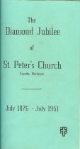 Cover: Diamond Jubilee of St. Peter's Church