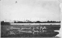 Leaving ground for the flight, Escanaba, July 3, 1911