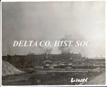 Construction on the World War II ore dock