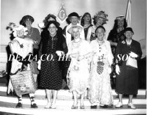 Masonic men's group in women's clothes