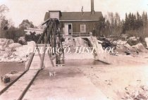 Dock area and tramway at Poverty Island