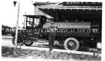 Hansen & Jensen Oil truck, c. 1914