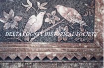 Detail of Sayer-Stoll building fireplace