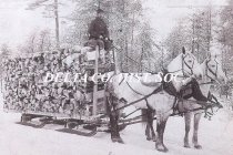 Richter family member with load of wood