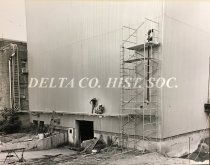 Escanaba Paper Mill construction