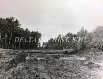 Clearing a part of the construction site at the paper mill