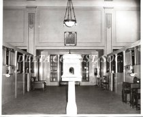 Interior of Escanaba National Bank, c. 1950