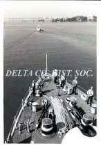 The bow of the Coast Guard Cutter "Escanaba"