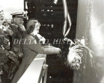 Launching the 2nd Cutter  ESCANABA  in 1985