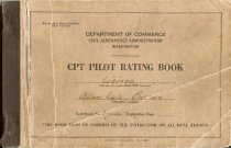 Pilot Rating Book for Allen L. Barnes