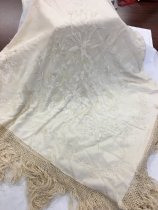 Cream colored shawl