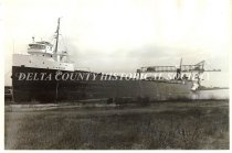'A. M. BYERS' docked at the Reiss coal dock, Escanaba