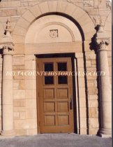 Doorway detail, Bonifas Art Center