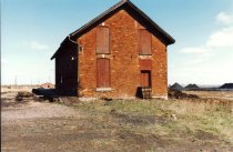 Abandoned C & NW shop building