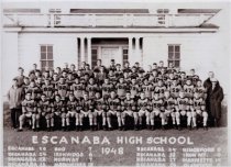 Escanaba High School Football 1948 Varsity and JV team