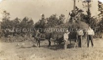 Men haying in possibly the Rock area