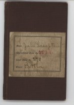 Cover Julius LeCaptain's union booklet