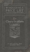 ClearyBrothers Price List