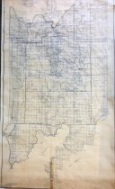 Hiawatha National forest Map, 1935