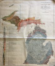 Geological Map of Michigan, 1916